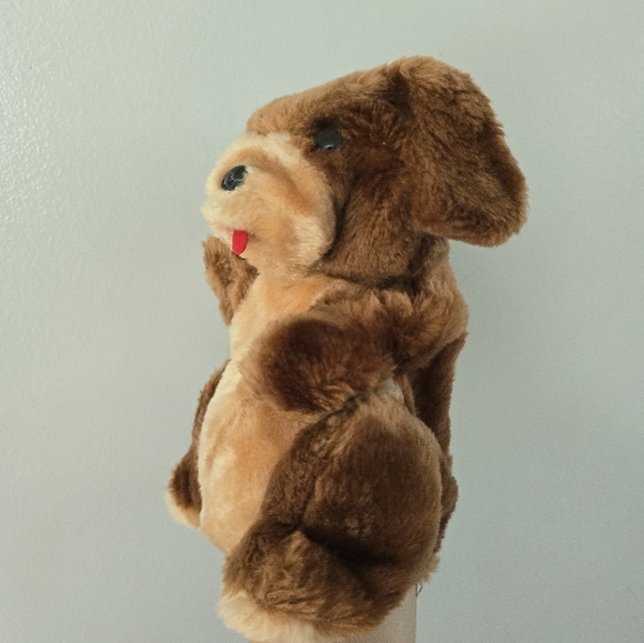 Dog Squeaky Hand Puppet ~ Korea Vintage Plush Toy - Picture 2 of 9